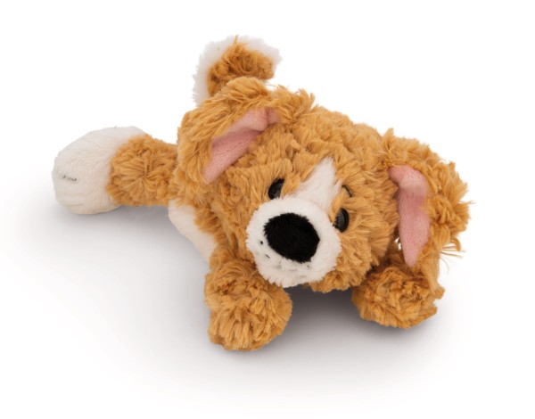 Nici Kuscheltier Hund liegend braun 20 cm Plüschhund
