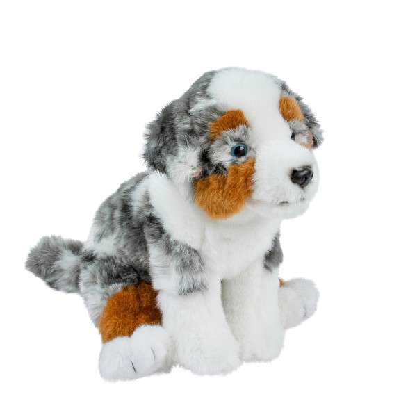 Kuscheltier Australian Shepherd sitzend 23 cm Plüschhund
