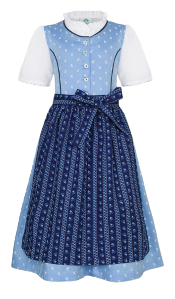 Isar Trachten Dirndl blau