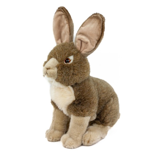 Kuscheltier Hase braun-beige sitzend 30 cm