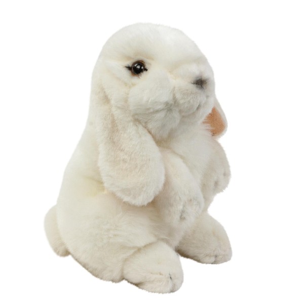 Hase sitzend weiß 18 cm Uni-Toys Kuscheltier