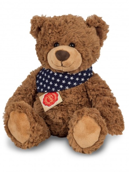 Teddy Hermann Teddybär braun 30 cm Sterntuch