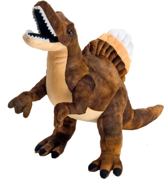 Wild Republic Spinosaurus 25 cm braun Kuscheltier Dinosaurier (33 cm mit Schwanz)