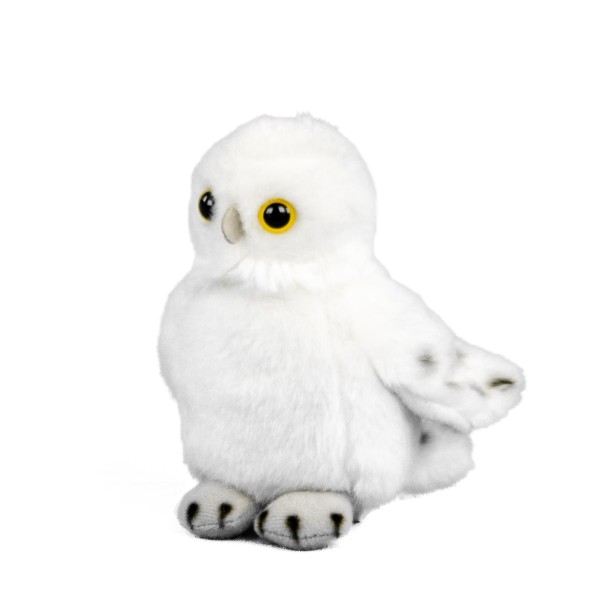 Kuscheltier Schneeeule weiß 13 cm Plüschschneeeule