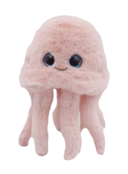 Kuscheltier Qualle rosa 28 cm Plüschqualle