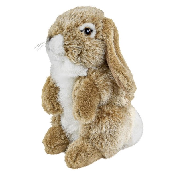 Hase 18 cm hellbraun mit Schlappohren Kuscheltier