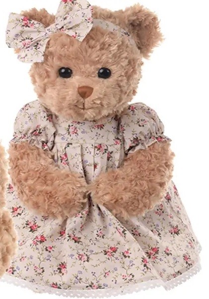 Bukowski Teddybär Alva mit Blumenkleid 40 cm