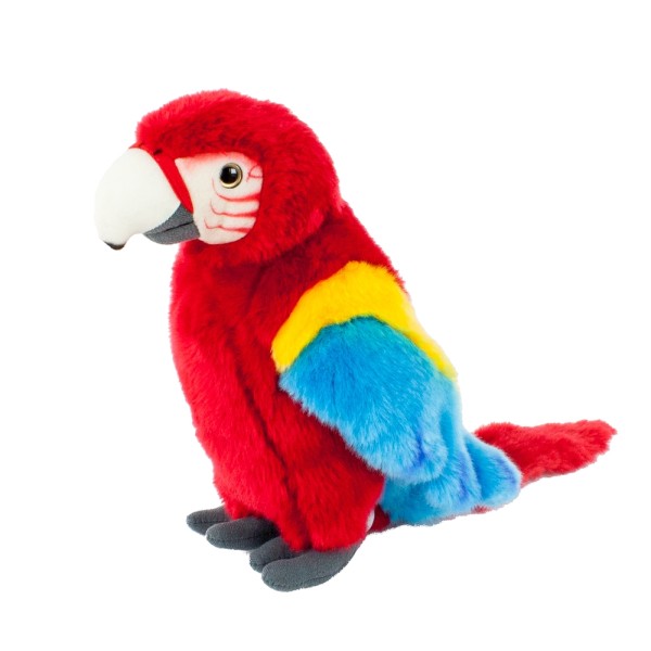 Kuscheltier Papagei rot 28 cm Uni-Toys