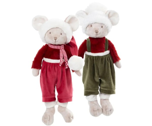 Bukowski Maus Christmas Henry rot 30 cm Kuscheltier
