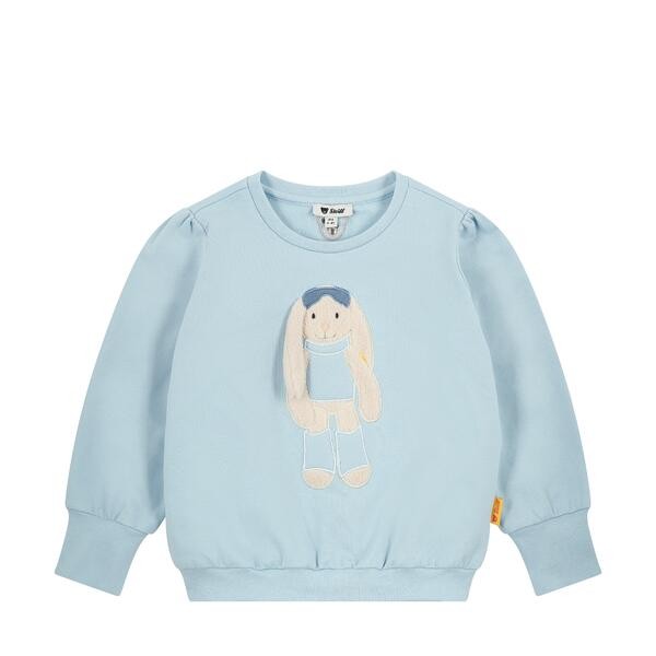 Steiff Sweatshirt Hase Hoppie hellblau
