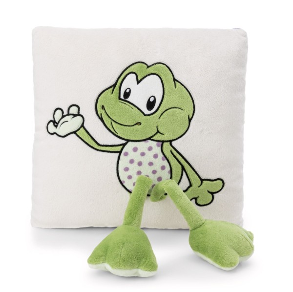 Nici Kissen Frosch Fridolin Frog 30 cm Plüschkissen