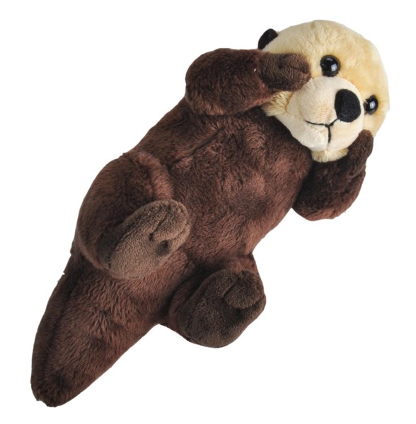 Wild Republic Otter liegend 20 cm mit Sound Kuscheltier
