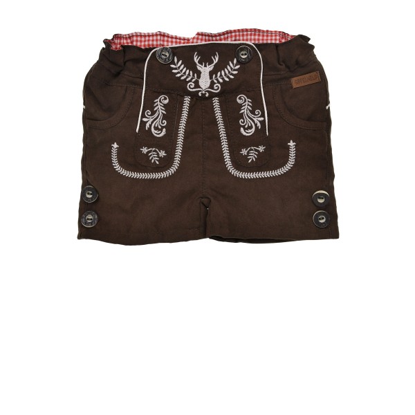 BONDI KIDSWEAR Trachtenshorts braun Gipfelheld