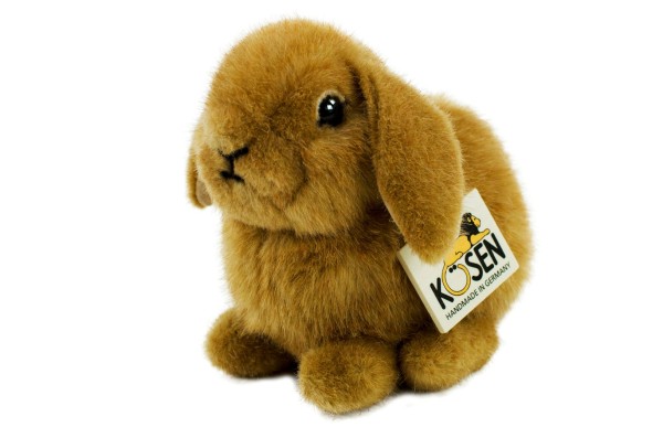 Kösen Hase braun 18 cm Zwergwidderkind Kuscheltier