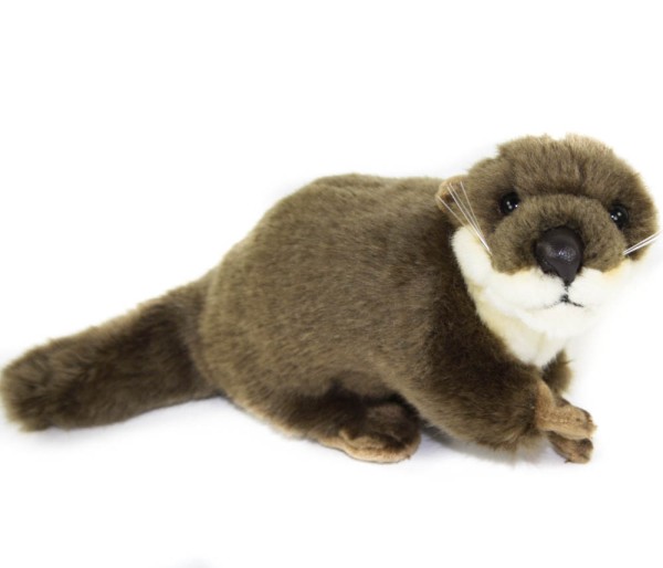 Otterbaby Kuscheltier dunkelbraun klein 24 cm Uni-Toys