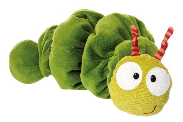 Sigikid Rattel Raupe PlayQ grün 21 cm