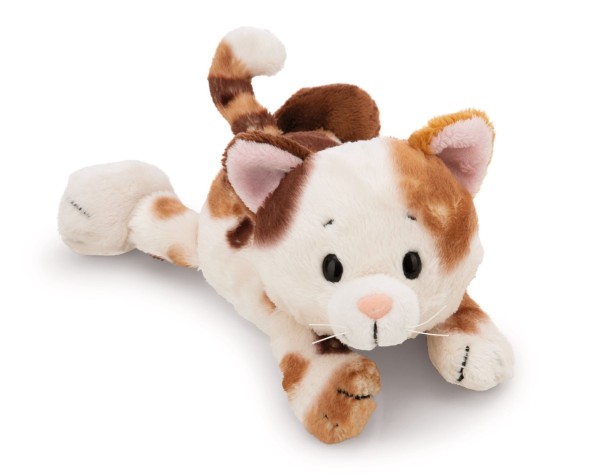 Nici Kuscheltier Glückskatze liegend 20 cm Plüschkatze