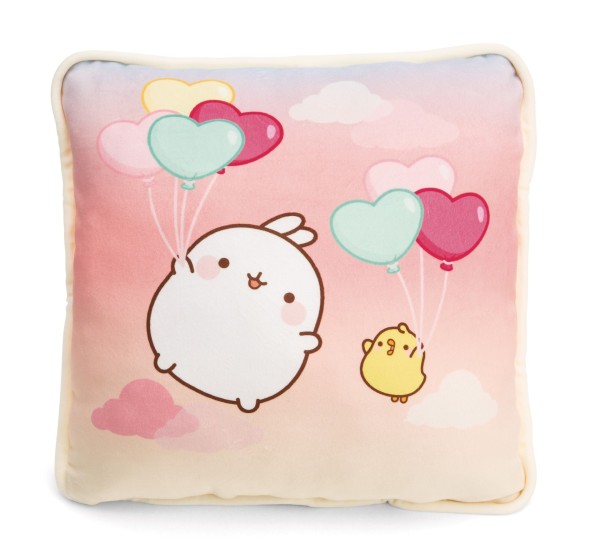Nici Kissen Molang bunt 30 x 30 cm