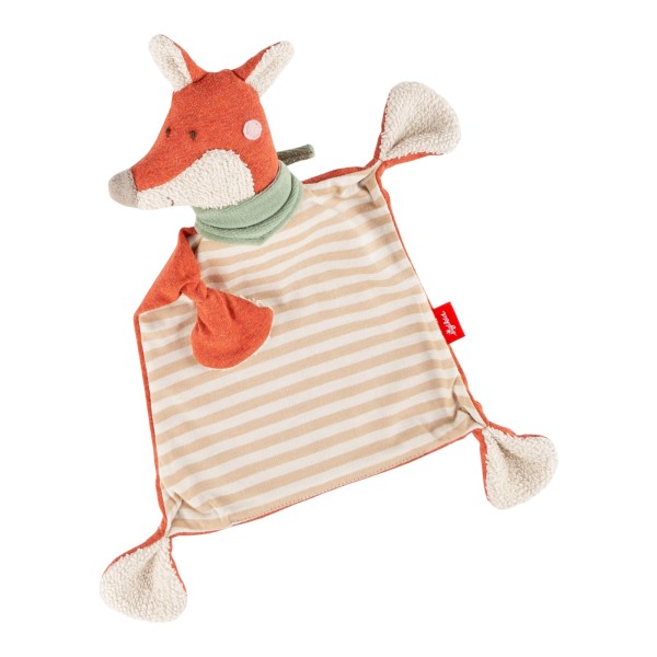 Sigikid Schmusetuch Fuchs rotbraun/grün 26 cm