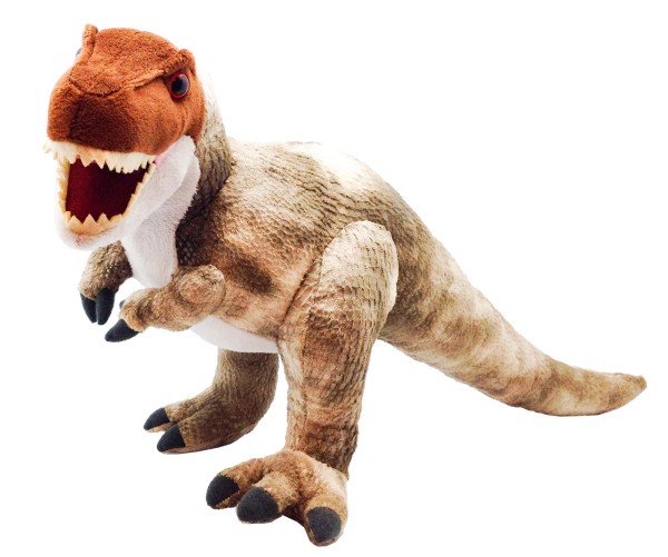 Wild Republic Dinosauria T-Rex braun Kuscheltier Dinosaurier 45 cm mit Schwanz