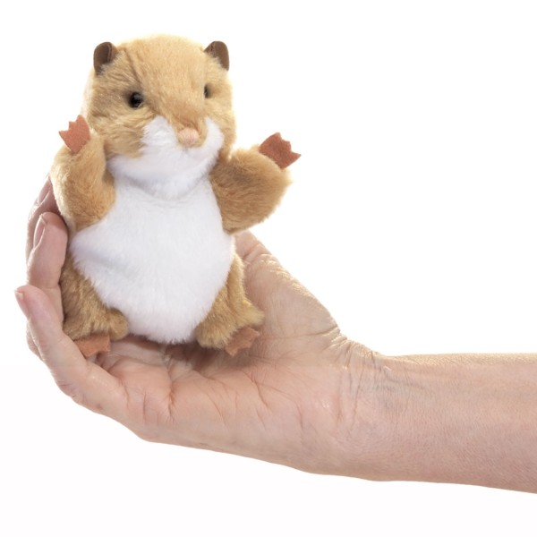 Folkmanis Handpuppe Hamster 10 cm Plüschhamster