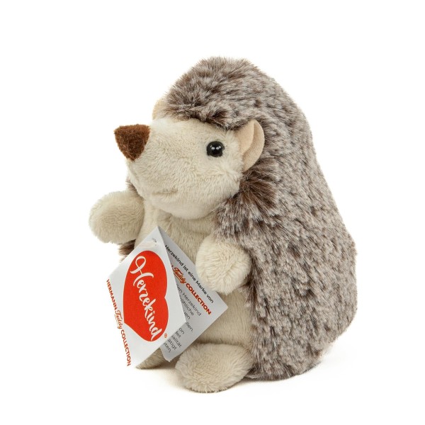 Teddy Hermann Igel Hansi 9 cm grau meliert