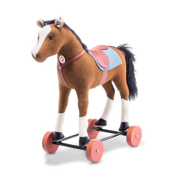 Steiff Pferd auf Rädern 32 cm Friedhelms Pferd 006838