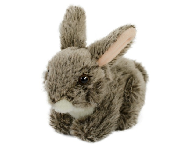 Hase grau klein 18 cm Kuscheltier