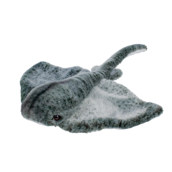 Kuscheltier Stachelrochen grau 30 cm Plüschrochen