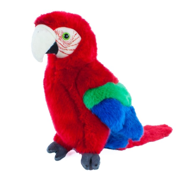 Kuscheltier Papagei rot 26 cm Uni-Toys