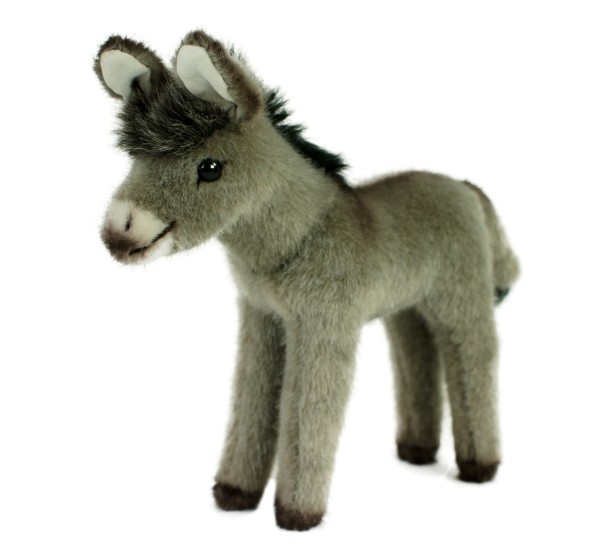 Kösen Eselfohlen 22 cm grau stehend