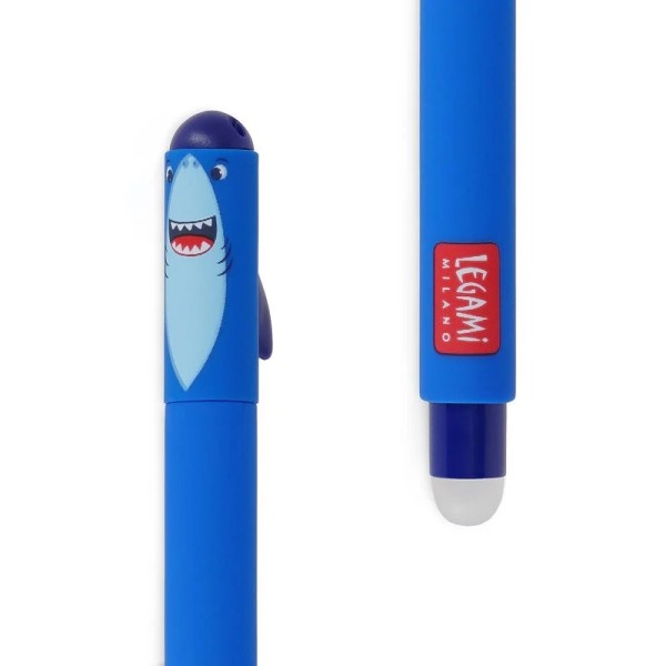 Erasable Gel Pen Hai 15 cm blau