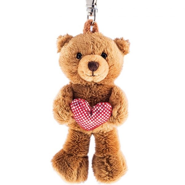 Schaffer Schlüsselanhänger Teddy+Herz 12 cm