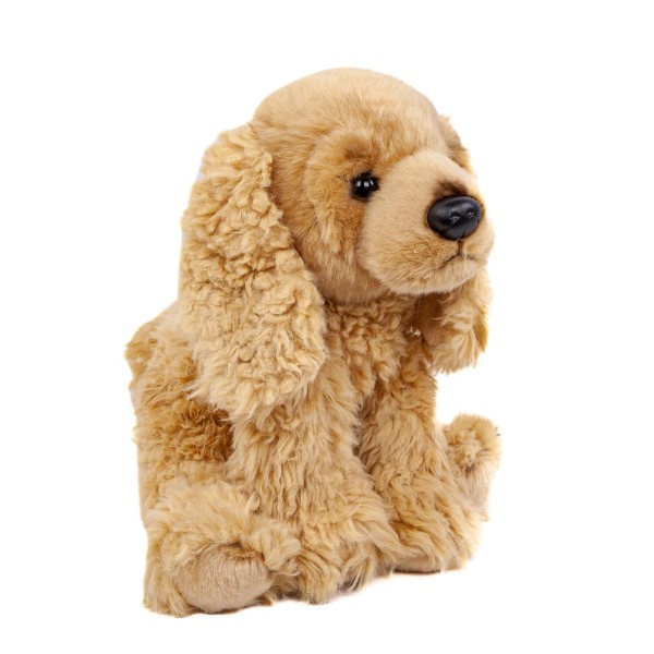 Kuscheltier Hund Cocker Spaniel 28 cm sitzend goldblond