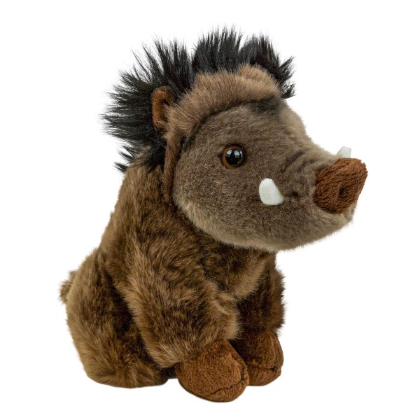 Kuscheltier Wildschwein 18 cm sitzend Plüschschwein