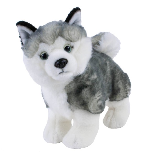 Hund Husky stehend 25 cm Uni-Toys Kuscheltier