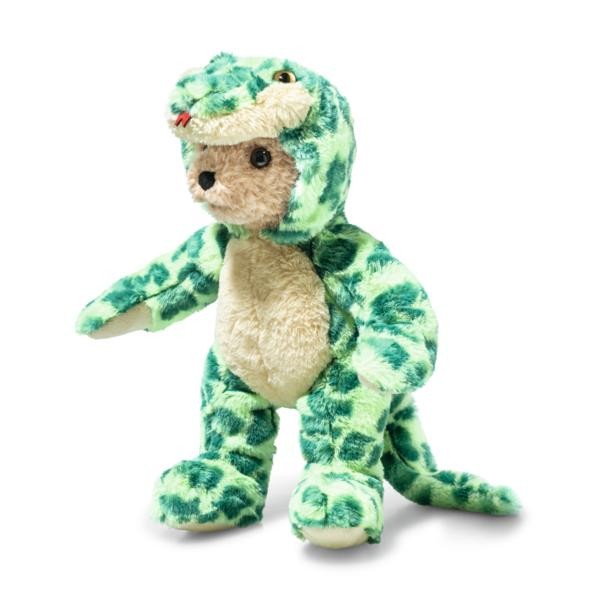 Steiff Teddybär Schlange mit Hoodie 27 cm braun/grün 113765