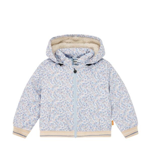 Steiff Jacke hellblau Blümchen