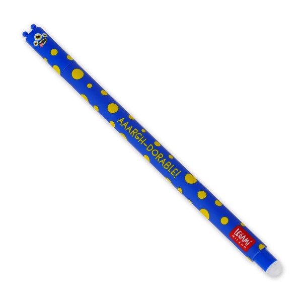 Erasable Gel Pen Monster15 cm blau