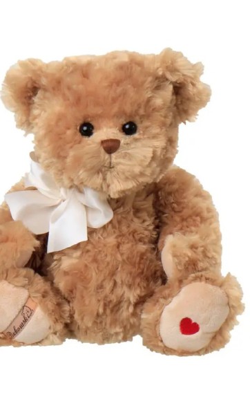 Bukowski Teddybär Ludwig mit weißer Schleife 2025 35 cm