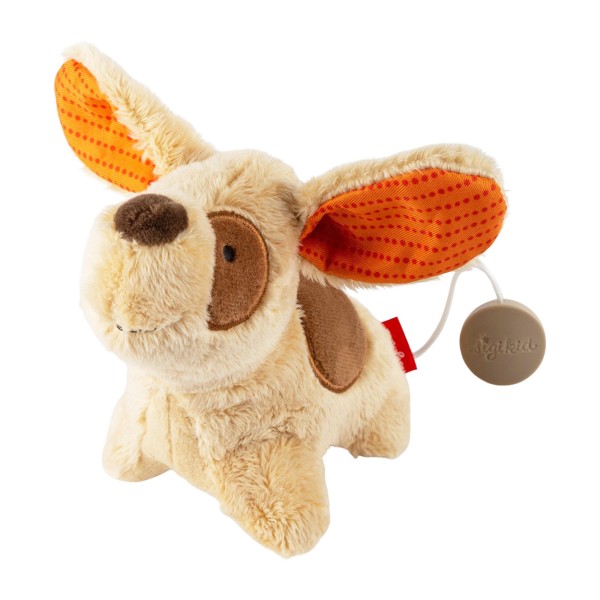 Sigikid Spieluhr Mini Hund braun/orange 13 cm