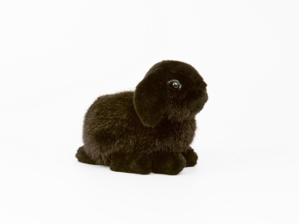Kösen Hase Zwergwidder schwarz 18 cm Stofftier