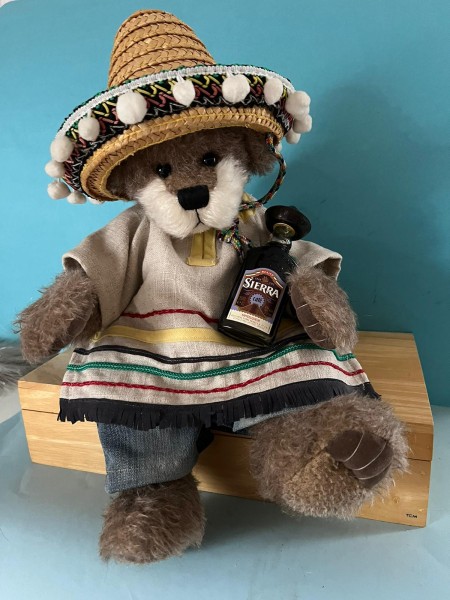 Gudrun Didszilatis Teddybär Pedro Mexikano 35 cm