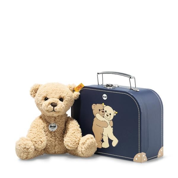 Steiff Teddybär Ben 21 cm im Koffer beige 114021
