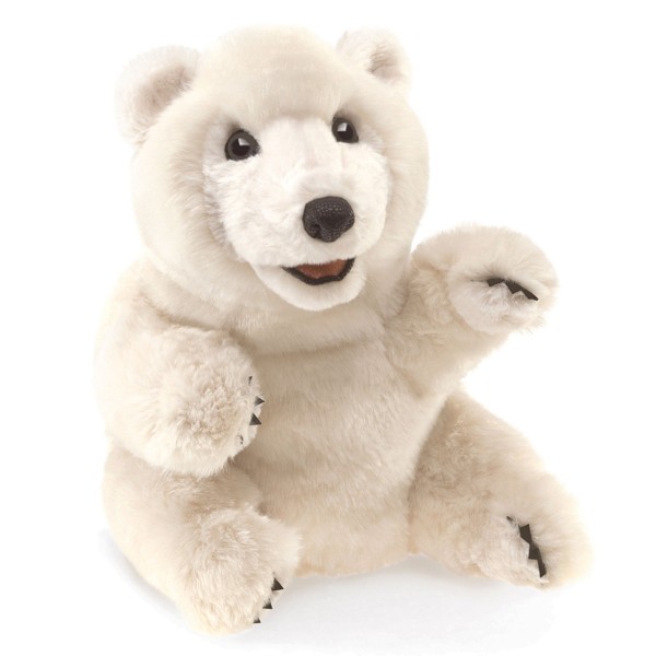 Folkmanis Eisbär Handpuppe 18cm