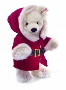 Steiff Teddybär Weihnachtsbär Santa Claus 27 cm 037252