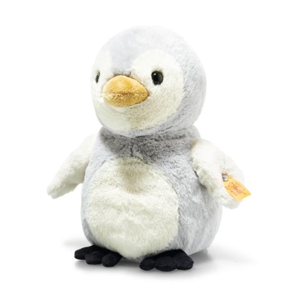 Steiff Pinguin Lio 21 cm hellgrau/weiß stehend 062490