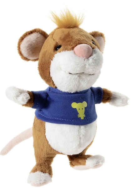 Kuscheltier Maus Leo Lausemaus 20 cm Plüschmaus