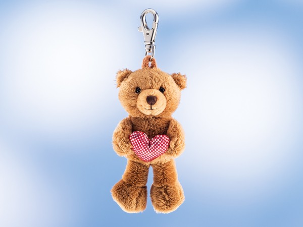 Schaffer Schlüsselanhänger Teddy+Herz 12 cm