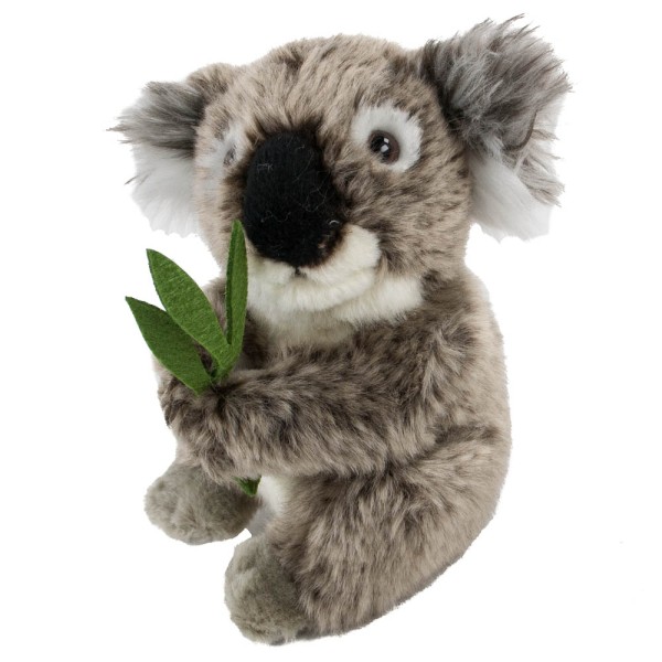 Koalabär Kuscheltier mit Blatt 16 cm Uni-Toys